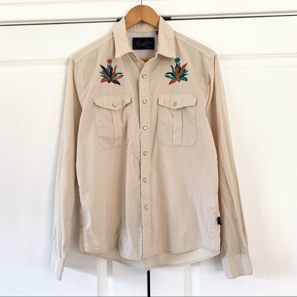 Howler Bros Snapshirt western button down agave shirt Gaucho size small - Picture 8 of 8